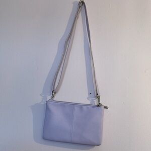 Lilac cross body purse